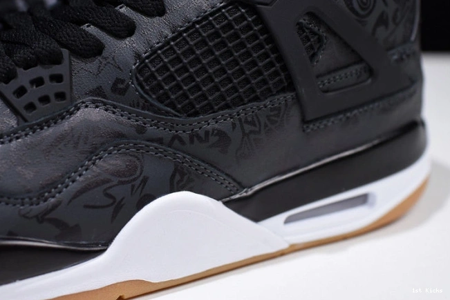 jordan 1761 ci1184- air 4 black TopPick laser 0115